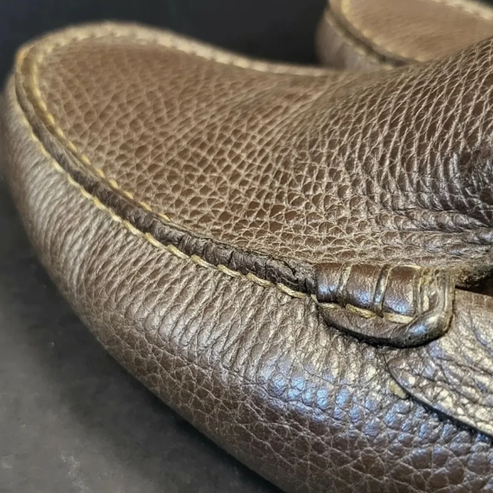 Men's TOD'S Brown Driving Leather Loafers US Sz‎ 7.5